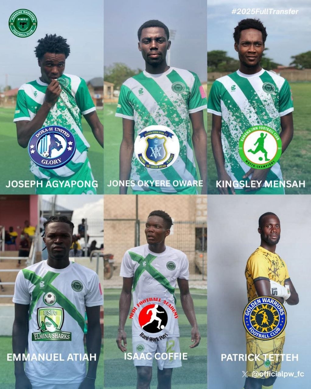 Paradise Warriors FC young players