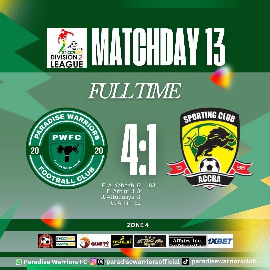 Paradise Warriors FC players